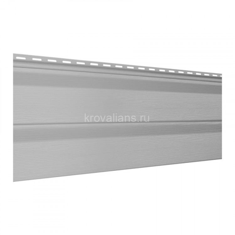 Сайдинг UPLAST (Ю-Пласт) Виниловый Корабельный брус (Серый) / 1шт./