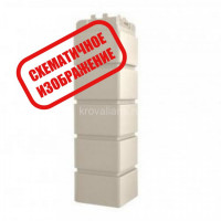 Угол Grand Line Клинкерный кирпич Design Plus корица с темно-бежевым швом (0,390*0,120) 12шт/уп