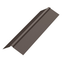 Конек плоский 160х30х160х2000 PE 0,5 мм Zn140 RR32