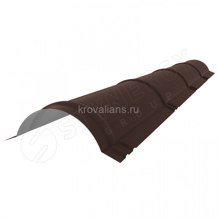 Конек полукруглый R110х2000 Stynergy (Стинержи) (PURRUS-8017-0.5) /1 шт/