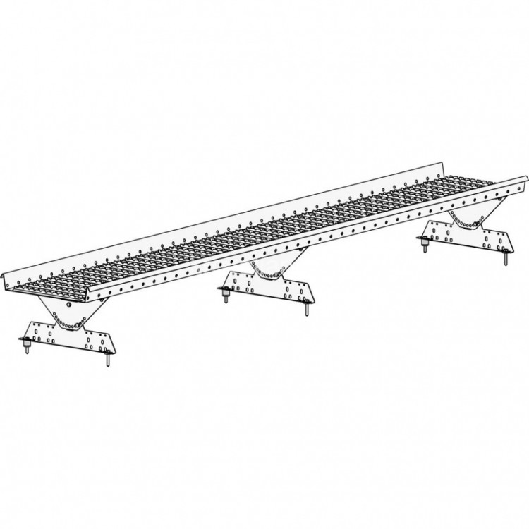 Мостик кровельный ROOFsystems PRESTIGE 360 2,5м NEXT RAL 8019