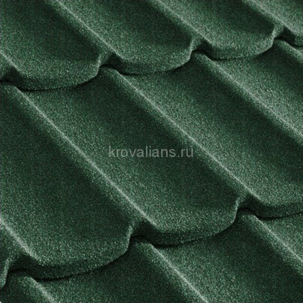 Композитная черепица Metrotile (Метротайл) MetroMistral (Зеленый) /лист/