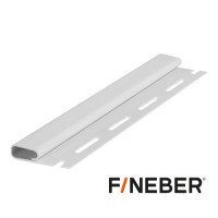 FineBer Финишная планка Classic Color белый 3,66м (42шт/уп)