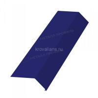 МеталлПрофиль Планка карнизная 100х69х2000 NormanMP (Полиэстер-01-5002-0.5) /1 шт/