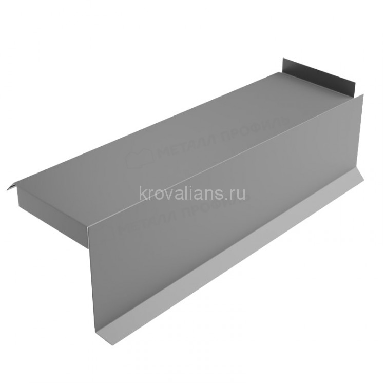 МеталлПрофиль Планка сегментная торцевая правая 350 мм (PURETAN-20-RR23-0.5) /1 шт/