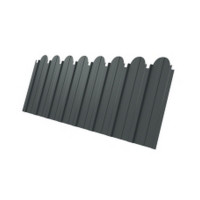 Профнастил C10A фигурный 0,45 PE RAL 7005 мышино-серый