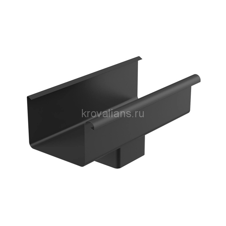 GALECO STAL2 125/80 Воронка Черный RAL 9005 ( RR33) 4шт/уп