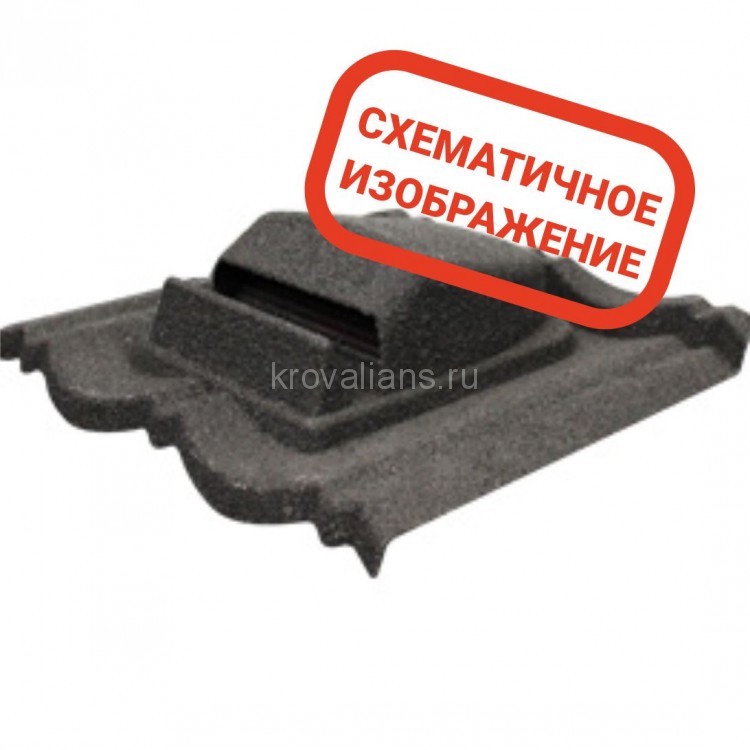 Вентилятор подкровельного пространства Tilcor (Тилкор) LV75 WOOD Shake (Хворост) /1 шт/