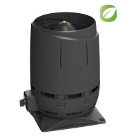 FLOW Кровельный вентилятор ECo160S (=ECo220S)+ основание 300х300 серый
