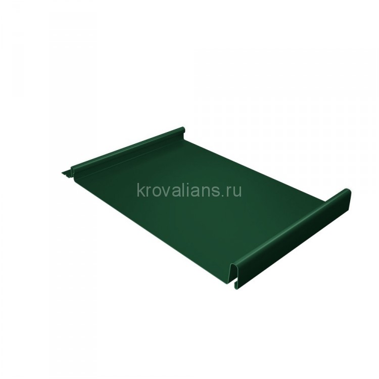 Фальцевая кровля Grand Line (Гранд Лайн) Кликфальц 0,45 Drap (RAL 6005) 1 кв.м.