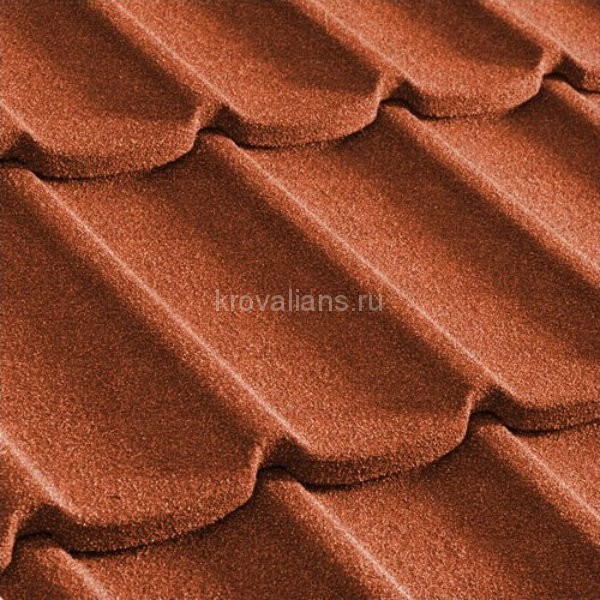 Композитная черепица Metrotile (Метротайл) MetroMistral (Коралл) /лист/