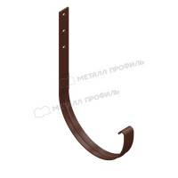 Держатель желоба МЕТАЛЛ ПРОФИЛЬ ПРОЕКТ D185х300 Ral 8017