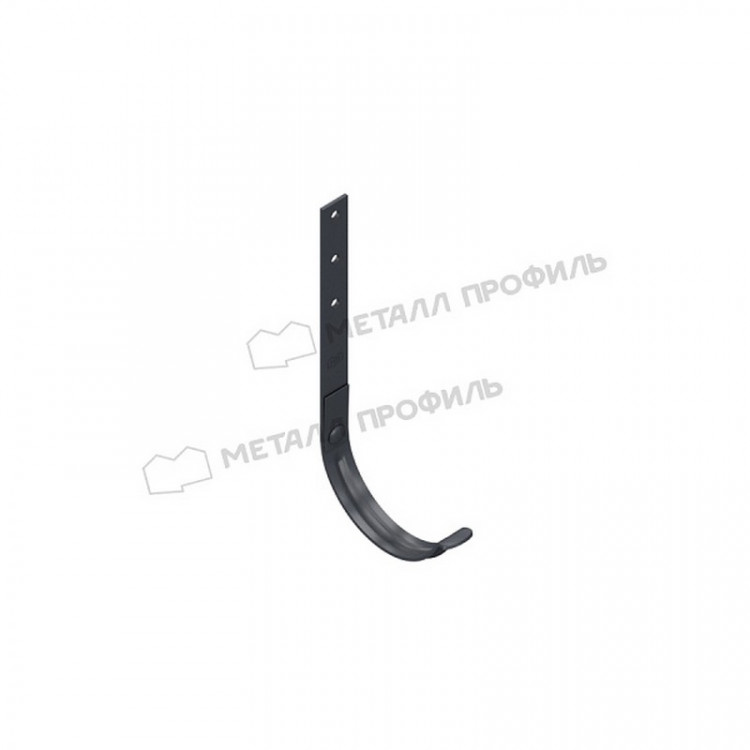 Держатель желоба МЕТАЛЛ ПРОФИЛЬ GS lite D125х280 Ral 7024