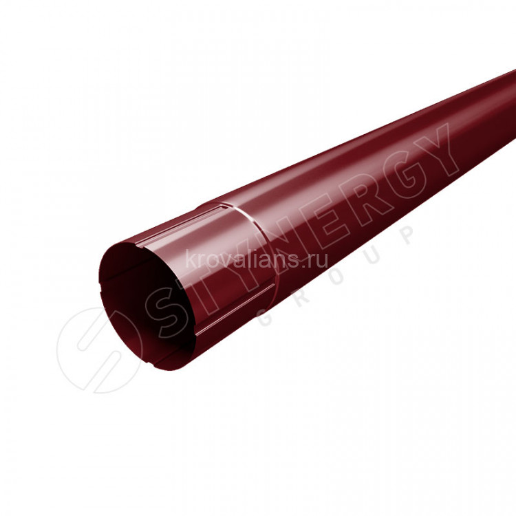 Stynergy Стандарт 125/90 Труба круглая соединительная 1000 мм RAL 3005