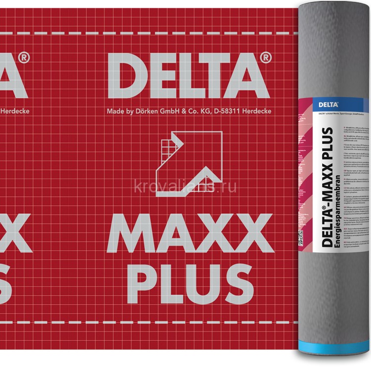 DELTA (Дельта) MAXX PLUS диффузионная антиконденсатная мембрана 75 м2 (1,5х50м)