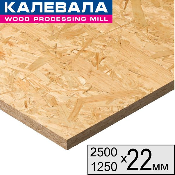 ОСП Калевала (респ-ка Карелия) 2500х1250 22 мм