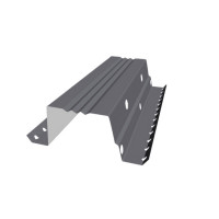 Вентилируемый прогон опорный фальц PE RAL 7004 сигнальный серый (0,5 м)