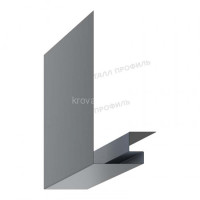 МеталлПрофиль Планка откоса сложная 3D 245х75х3000 (Полиэстер-01-7004-0.45)