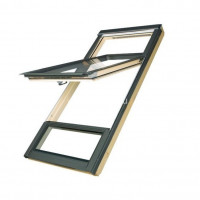 Факро FDY-V U3 Duet ProSky двустворчатое окно с приподнятой осью поворота 78х206