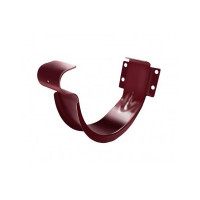 GL 90/125 Держатель желоба L=70 RAL3011 короткий