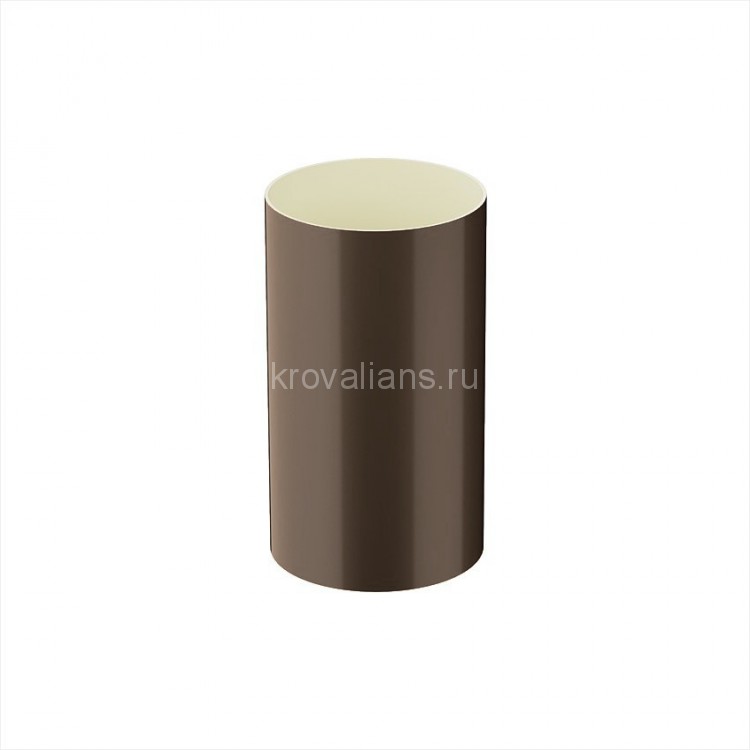 Galeco PVC 152 130/100 Труба 4м Темно-коричневый RAL 8019 (5шт/уп)