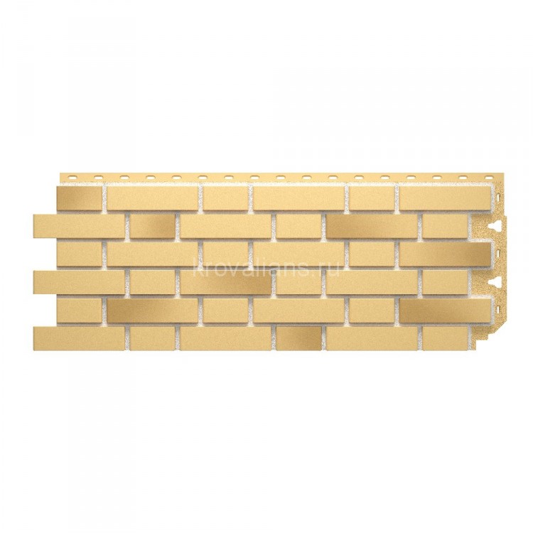 Docke Flemish Standart Панель 1095х420 мм (0,46м2), Желтый жженый, 10шт/уп