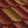 Композитная черепица Metrotile (Метротайл) MetroMistral (Красно-Желтый) /лист/