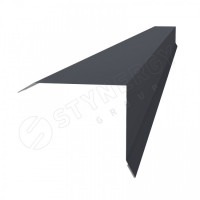 Планка торцевая 80х100х2000 Stynergy (Стинержи) (Стальной Кашемир-7024-0.5) /1 шт/