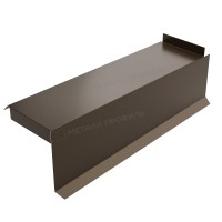 МеталлПрофиль Планка сегментная торцевая правая 400 мм (PURETAN-20-RR32-0.5) /1 шт/