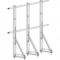 Ограждение ROOFsystems ECONOM d-25 (круг) H-1200/3,0м универ ТУ RAL8017