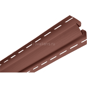 Альта-Профиль Планка "угол внутренний" Т-13 - 3,00 м. красно-коричневый