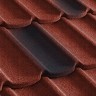 Композитная черепица Metrotile (Метротайл) MetroMistral (Красно-Черный) /лист/