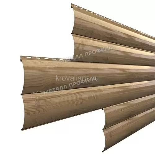 Сайдинг МеталлПрофиль Woodstock-В-28х330 (ECOSTEEL-01-Сосна-0.5) /1 шт/