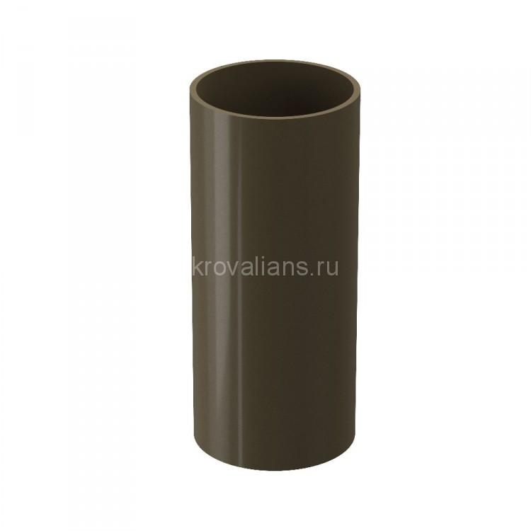 Docke PREMIUM 120/85 мм Труба водосточная 1 м Каштан 5 шт./уп. (снята с производства)