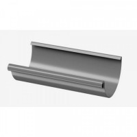Docke STAL PREMIUM MATT 125/90 мм Желоб водосточный 3 м Графит RAL7024 175шт/упак