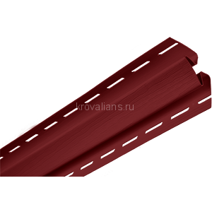 Альта-Профиль Планка "угол внутренний" Т-13 - 3,00 м. красный