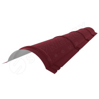 Конек полукруглый R110х2000 Stynergy (Стинержи) (CORUNDUM50-RAL3005-0.5) /1 шт/