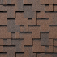 QUIET TILE Гибкая черепица Gallery Латунная медь 3м2