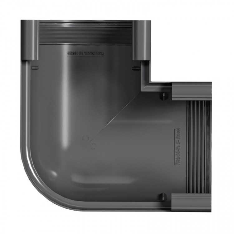 ТЕХНОНИКОЛЬ Ультра угол желоба 90° (D142/100), серый