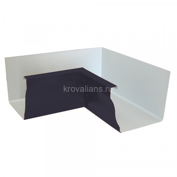 Vortex 127/102 Угол желоба внутренний 90гр 127мм RAL 7024 Vortex 127/102 Угол желоба внутренний 90гр 127мм RAL 7024