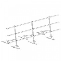 Ограждение ROOFsystems PRESTIGE ZN H-900/3,0м 3 трубы Композит RAL3005