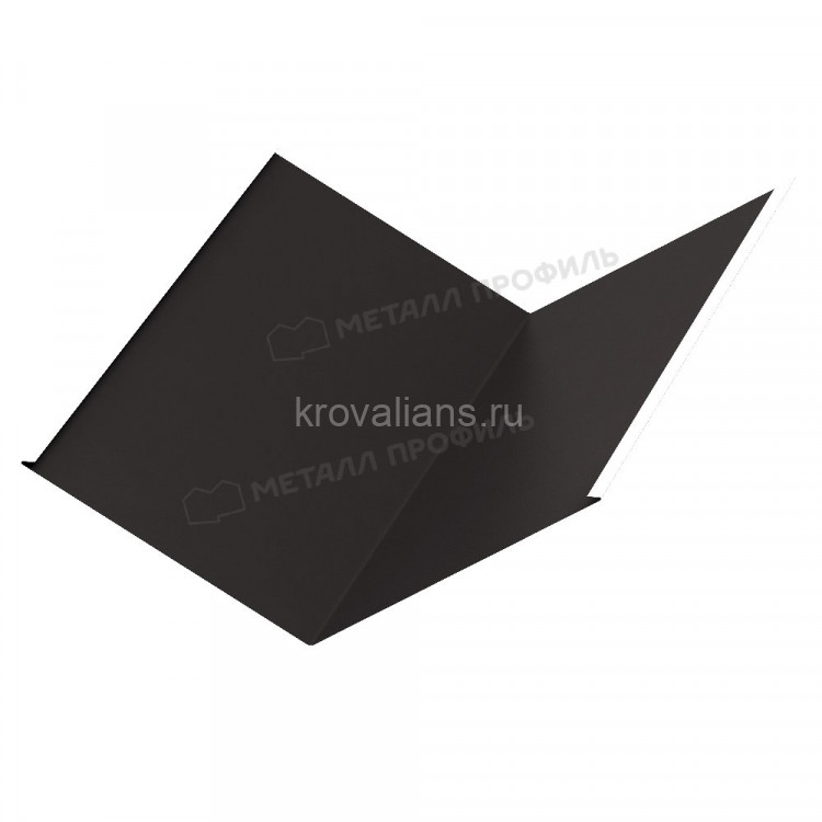 МеталлПрофиль Планка ендовы нижняя 298х298х2000 NormanMP (Полиэстер-01-RR32-0.5) /1 шт/