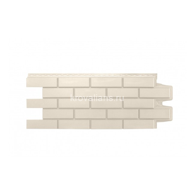 Фасадная панель Grand Line Клинкерный кирпич Classic молочный (0,995*0,390) 10шт/уп