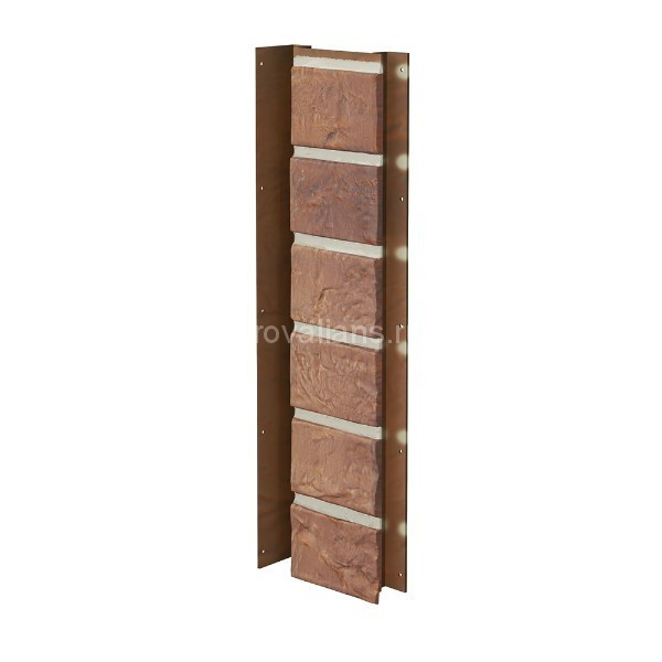 Универсальная планка VOX (Вокс) Solid Brick Bristol Кирпич красный 420мм х 121 м /1 шт/