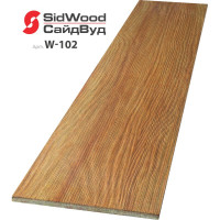 SidWood, хризотилцементный сайдинг 3000х100х8 мм доборная 0,3м2 W-102