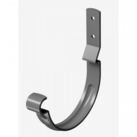 Docke STAL PREMIUM MATT 125/90 мм Карнизный крюк короткий Графит RAL7024 60шт/упак