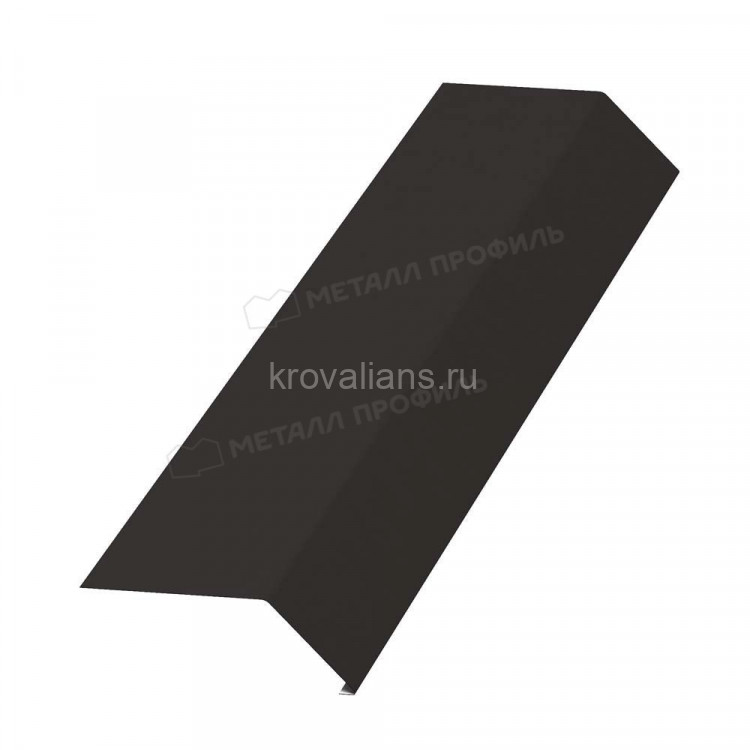 МеталлПрофиль Планка карнизная 100х69х2000 NormanMP (Полиэстер-01-RR32-0.5) /1 шт/