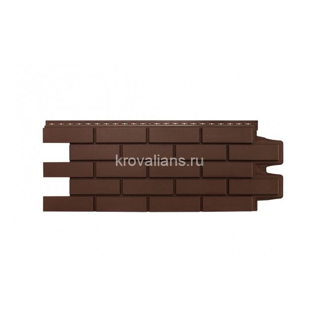 Фасадная панель Grand Line Клинкерный кирпич Classic шоколадный (0,995*0,390) 10шт/уп