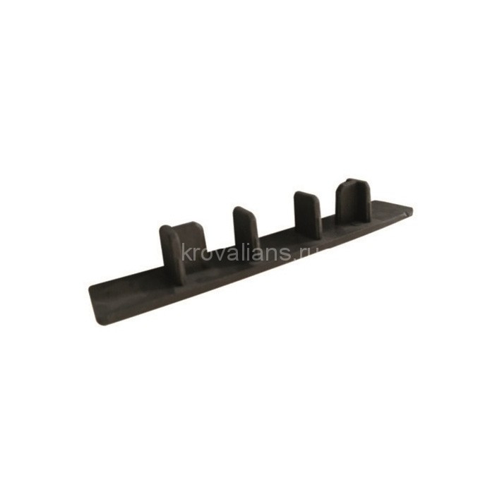 Заглушка торцевая для террасной доски DN25C, коричневая Заглушка торцевая для террасной доски DN25C, коричневая