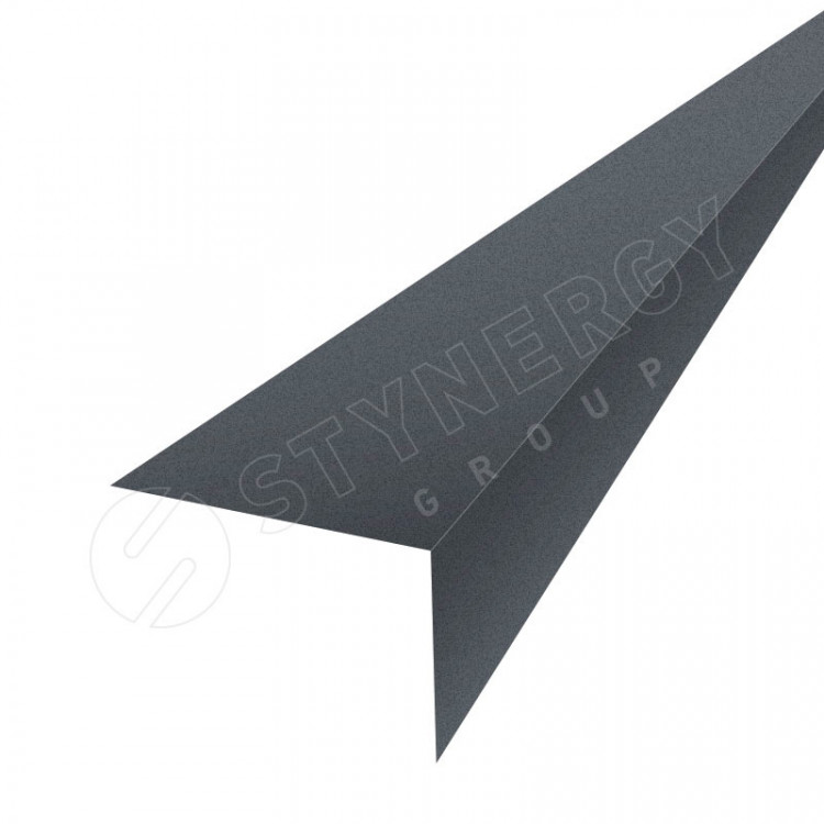 Планка околооконная 3000 Фальц Stynergy (CORUNDUM50Matt-RAL7011-0.5)